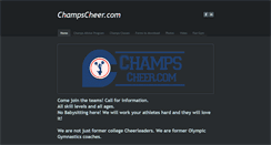 Desktop Screenshot of champscheer.com